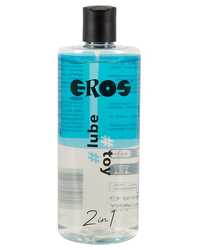 EROSÂ® 2in1 lube & toy wasserbasiertes Gleitgel mit Panthenol 500 ml  - vergleichen und g&uuml;nstig kaufen