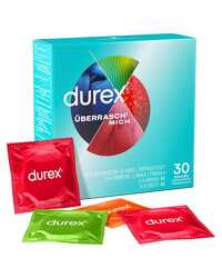 Durex Kondom Ãberrasch Mich Mix (4 verschiedene Sorten) 30 StÃ¼ck  - vergleichen und günstig kaufen