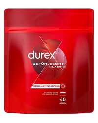 Durex 40 GefÃ¼hlsecht Classic Kondome 56 mm  - vergleichen und günstig kaufen