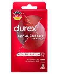 Durex 8 GefÃ¼hlsecht Classic Kondome 56 mm  - vergleichen und günstig kaufen