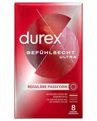 Durex 8 GefÃ¼hlsecht Ultra Kondome 52 mm  - vergleichen und günstig kaufen