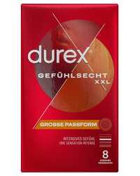 Durex 8 GefÃ¼hlsecht XXL Kondome 57 mm  - vergleichen und günstig kaufen
